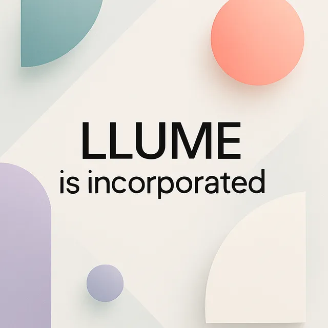 Cover image for the article, "LLUME is incorporated"